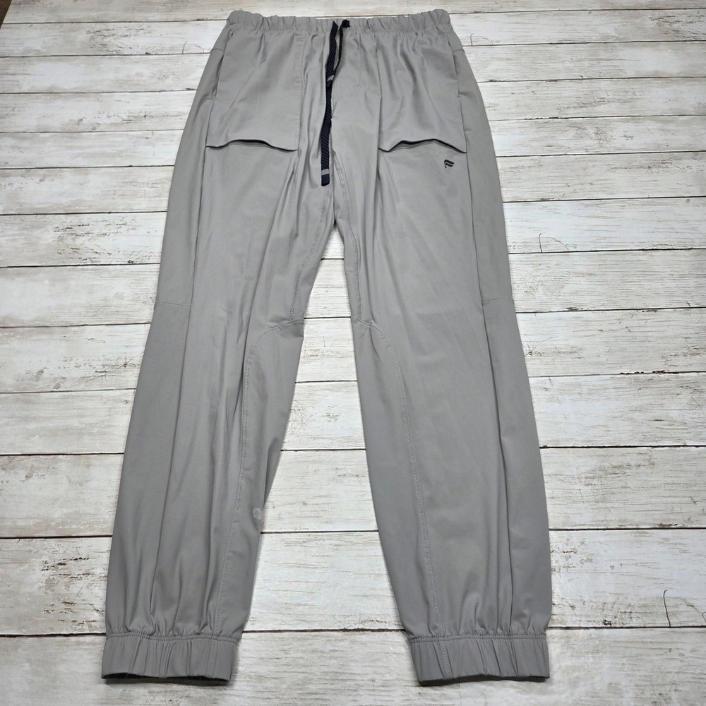 Fabletics The One Jogger Athletic Pants Men M Gray Stretch Tapered PT2252152